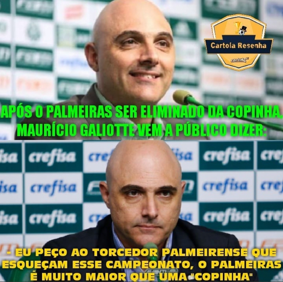Palmeiras é alvo de memes após eliminação na Copinha
