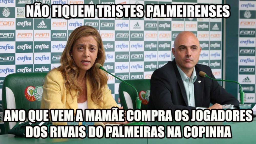 Palmeiras é alvo de memes após eliminação na Copinha
