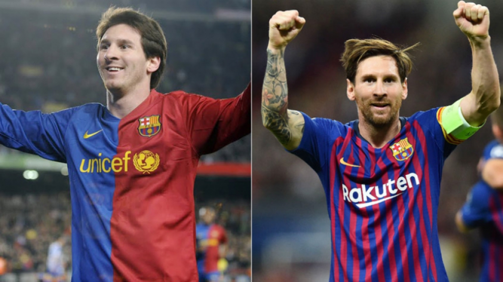 Montagem Messi - #10YearsChallenge