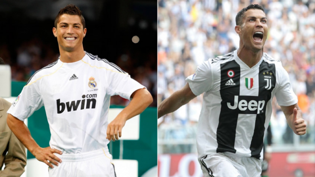 Montagem Cristiano Ronaldo - #10YearsChallenge