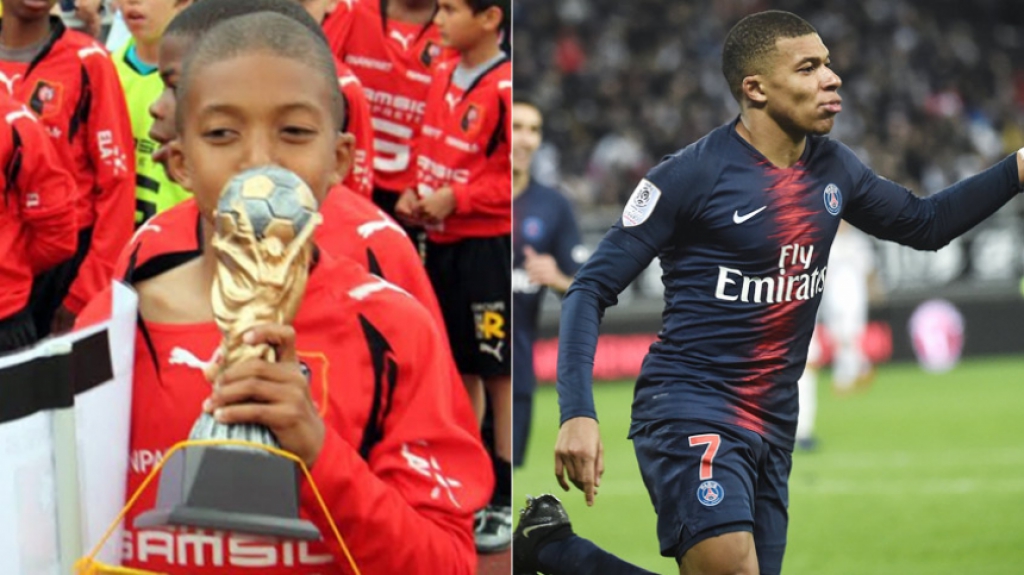 Montagem Mbappe - #10YearsChallenge