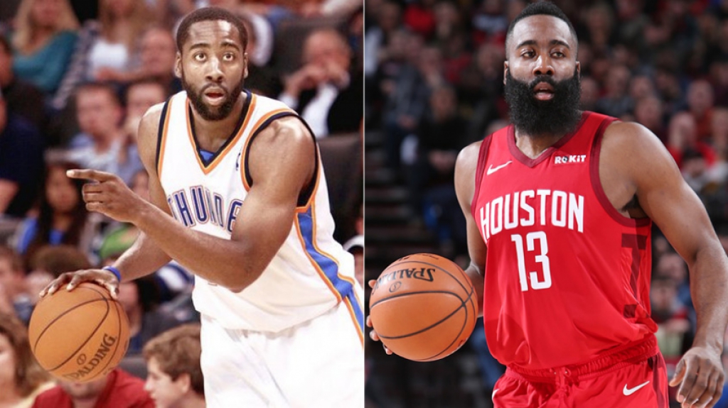Montagem James Harden - #10YearsChallenge