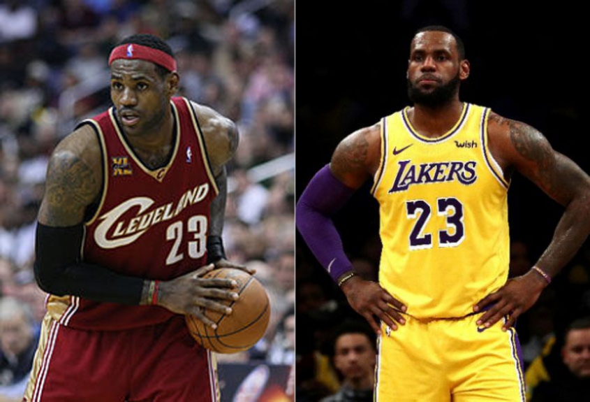 #10YearsChallenge LeBron