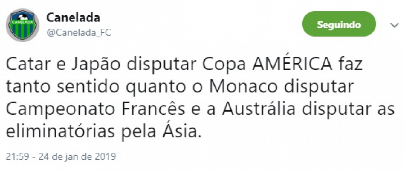Memes ironizam Catar e Japão na Copa América