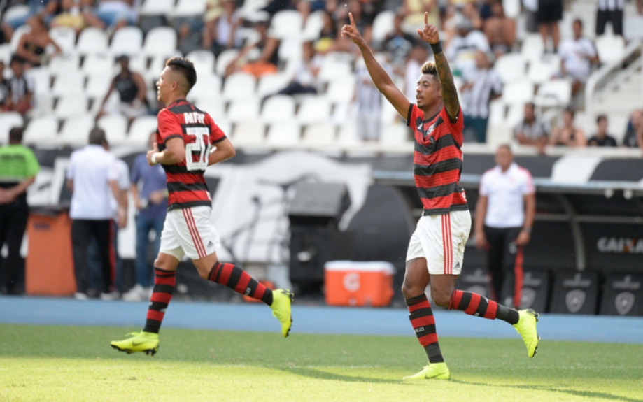 Botafogo x Flamengo - Bruno Henrique