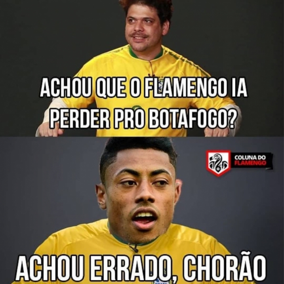 Os melhores memes de Botafogo 1 x 2 Flamengo