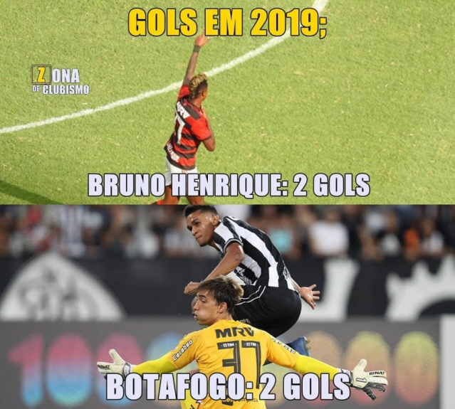 Os melhores memes de Botafogo 1 x 2 Flamengo