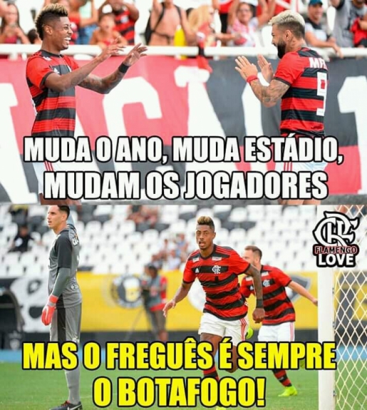 Os melhores memes de Botafogo 1 x 2 Flamengo