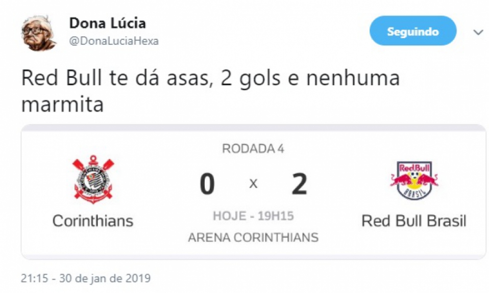 Os melhores memes da derrota do Corinthians para o Red Bull Brasil