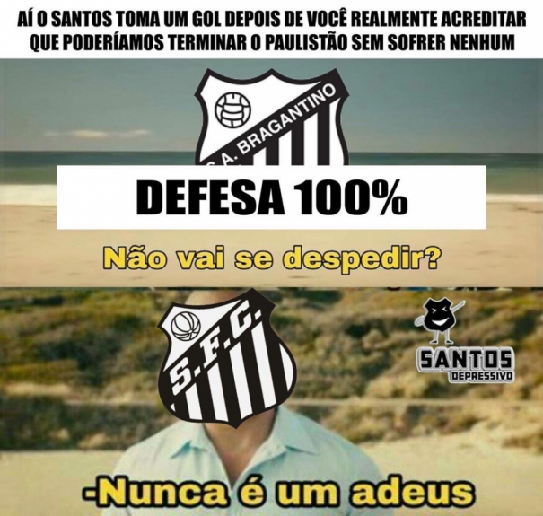 Os memes dos santistas após a vitória sobre o Bragantino