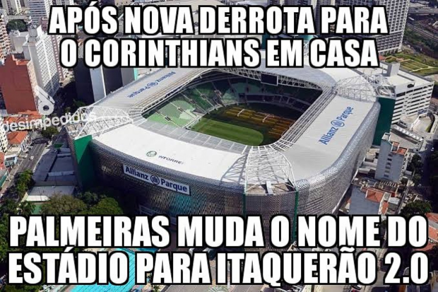 Os melhores memes de Palmeiras 0 x 1 Corinthians