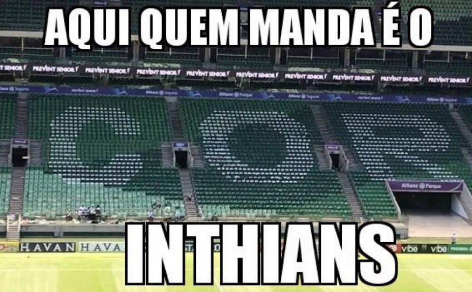 Os melhores memes de Palmeiras 0 x 1 Corinthians
