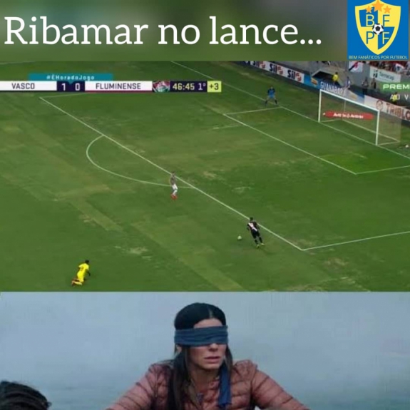Memes ironizam gol perdido por Ribamar no clássico entre Vasco e Fluminense