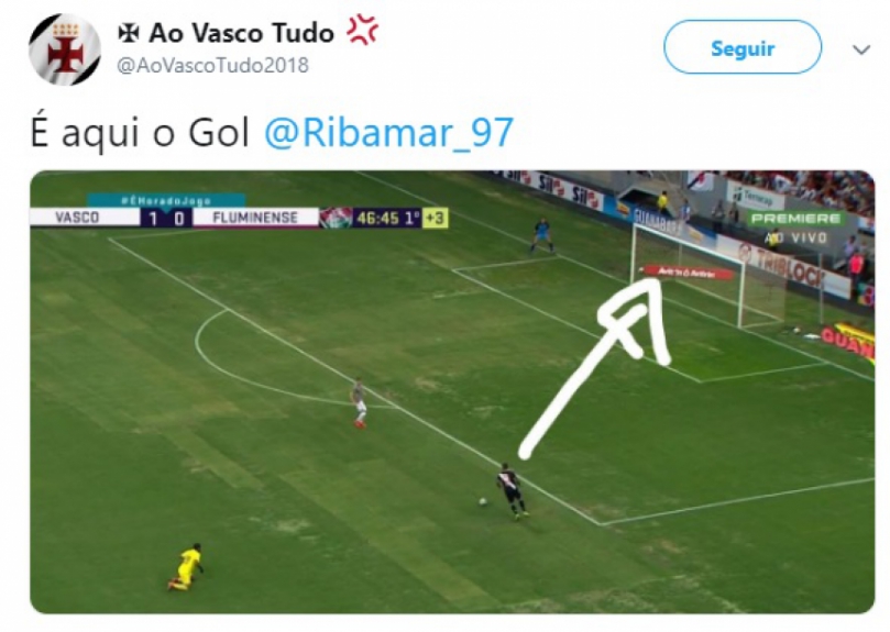 Memes ironizam gol perdido por Ribamar no clássico entre Vasco e Fluminense