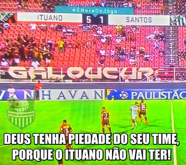 Os melhores memes da goleada do Ituano sobre o Santos