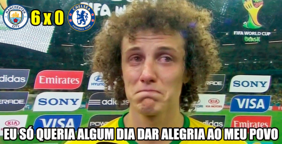 Os melhores memes de Manchester City 6 x 0 Chelsea