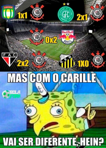 Os melhores memes de Novorizontino 1 x 0 Corinthians