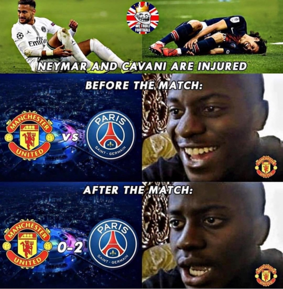 Liga dos Campeões: os memes de Manchester United 0 x 2 PSG