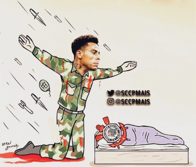 Fiel faz memes enaltecendo Gustagol após partida contra o Racing