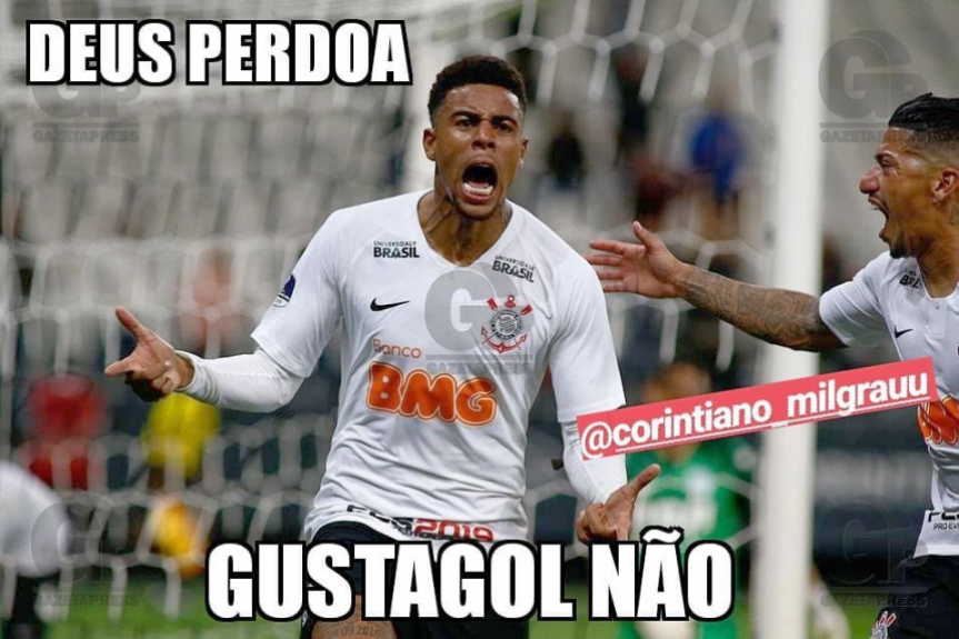 Fiel faz memes enaltecendo Gustagol após partida contra o Racing