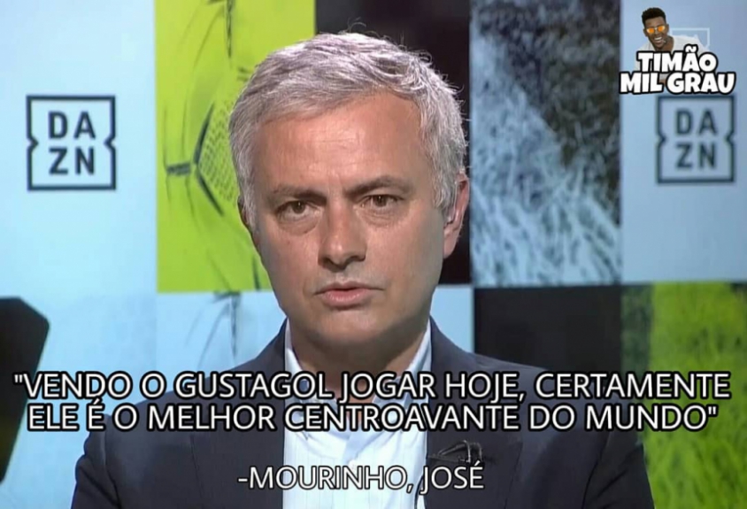 Fiel faz memes enaltecendo Gustagol após partida contra o Racing