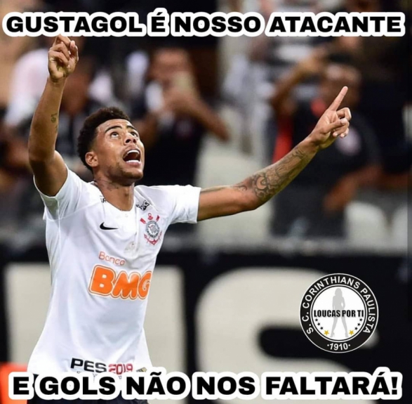 Fiel faz memes enaltecendo Gustagol após partida contra o Racing