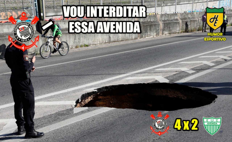 Os melhores memes da vitória do Corinthians sobre o Avenida