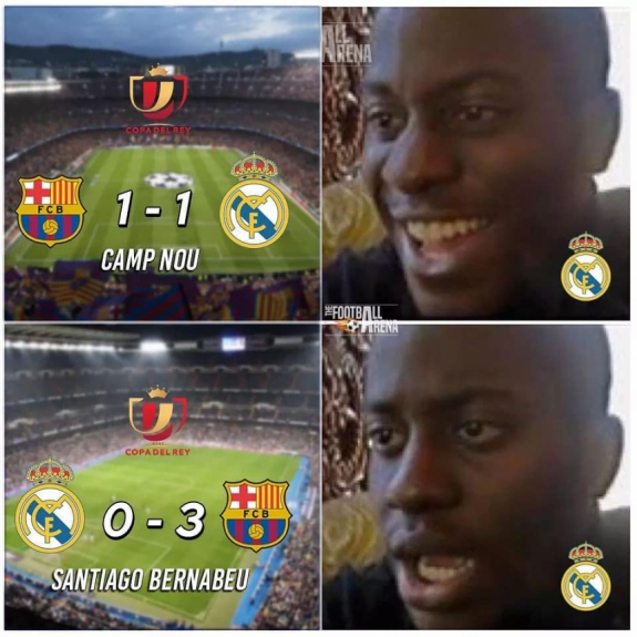 Copa do Rei: os memes de Real Madrid 0 x 3 Barcelona