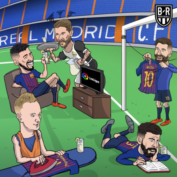 Os melhores memes da vitória do Barcelona sobre o Real Madrid