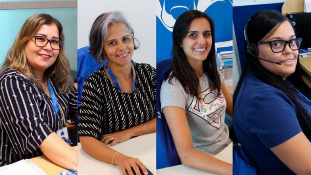 O Cruzeiro ressaltou as mulheres que trabalham no dia a dia do clube