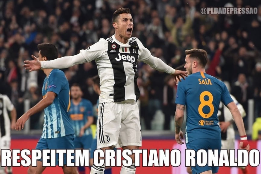 Champions League: os memes de Juventus 3 x 0 Atlético de Madrid