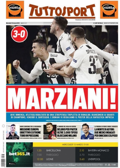 Capa Tuttosport