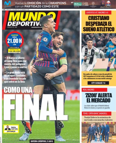 Capa Mundo Deportivo