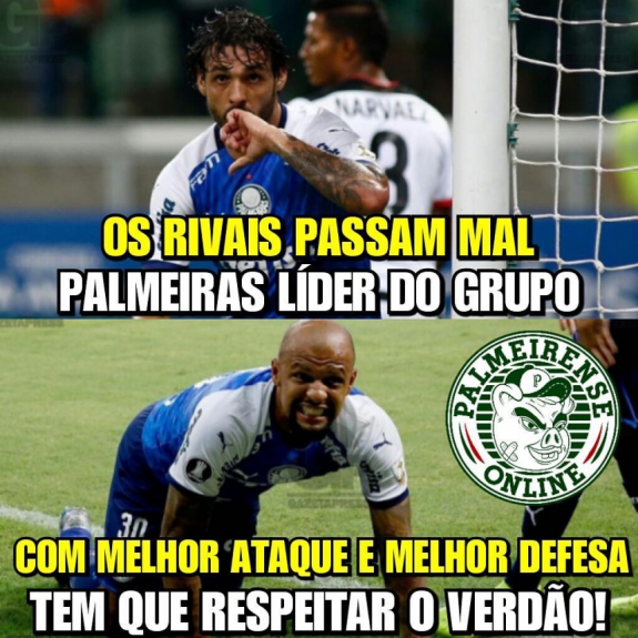 Torcedores do Palmeiras mostram empolgação após início na Libertadores