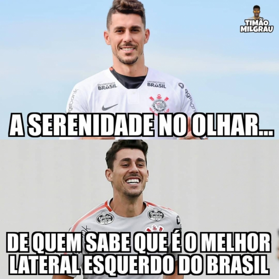 Danilo Avelar ganha memes de torcedores do Corinthians