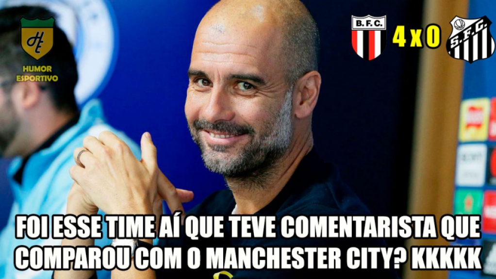 Os melhores memes de Botafogo-SP 4 x 0 Santos