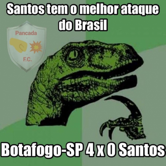 Os melhores memes de Botafogo-SP 4 x 0 Santos