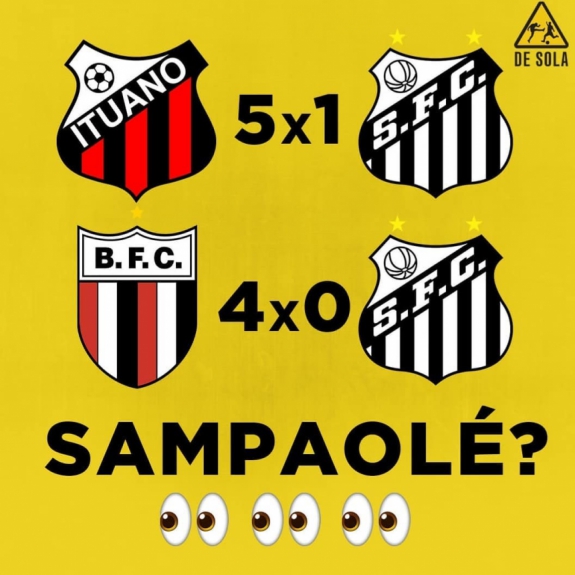 Os melhores memes de Botafogo-SP 4 x 0 Santos
