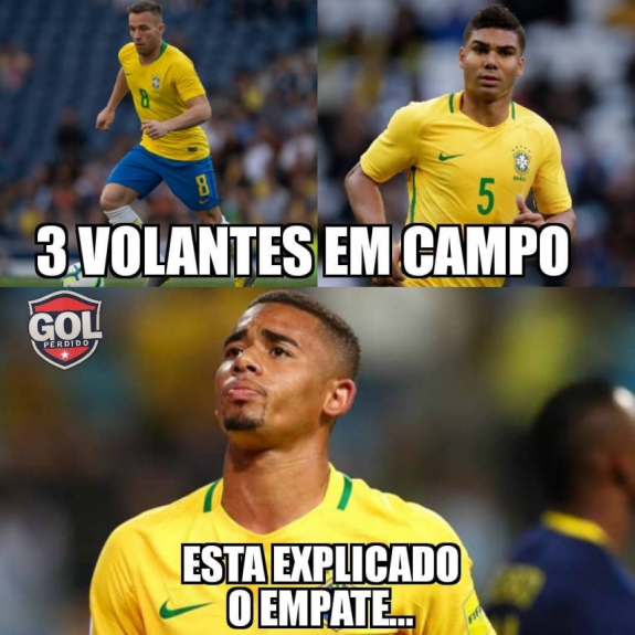 Memes: Brasil 1 x 1 Panamá