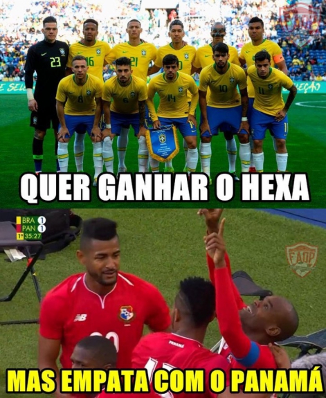 Memes: Brasil 1 x 1 Panamá
