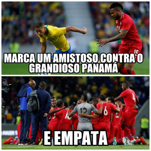 Memes: Brasil 1 x 1 Panamá