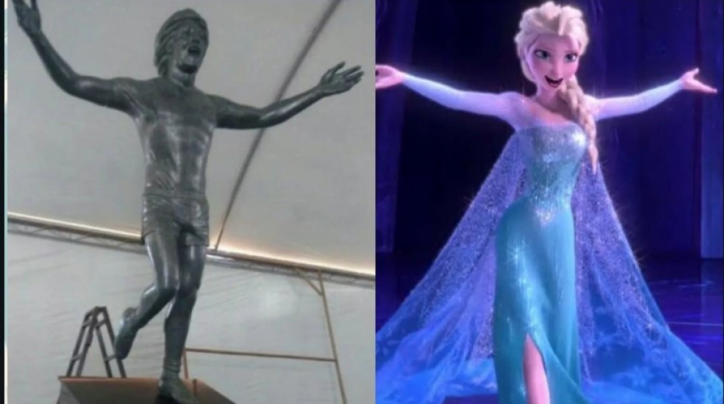 Estátua de Renato Gaúcho rende memes