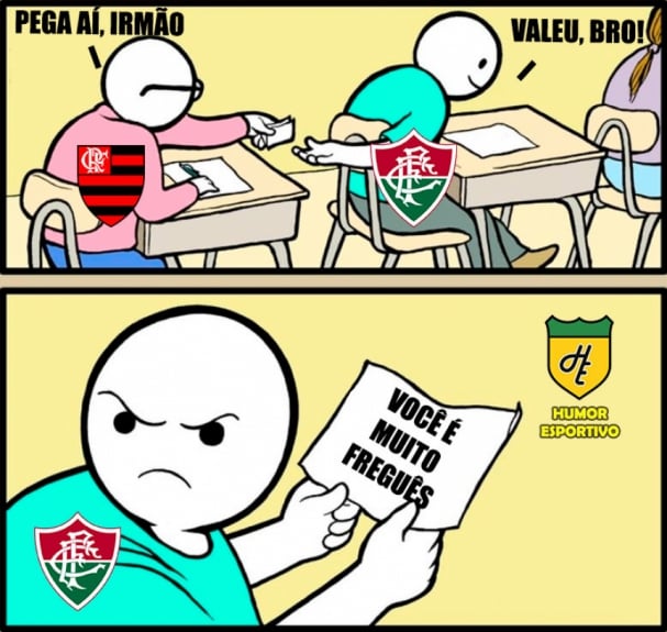 Os melhores memes da vitÃ³ria do Flamengo sobre o Fluminense