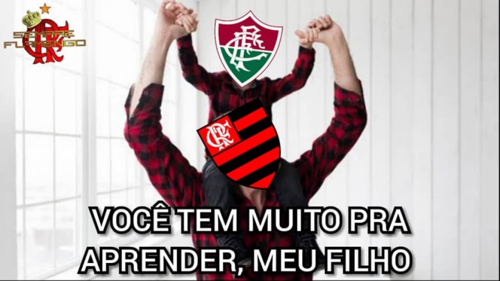 Os melhores memes da vitÃ³ria do Flamengo sobre o Fluminense