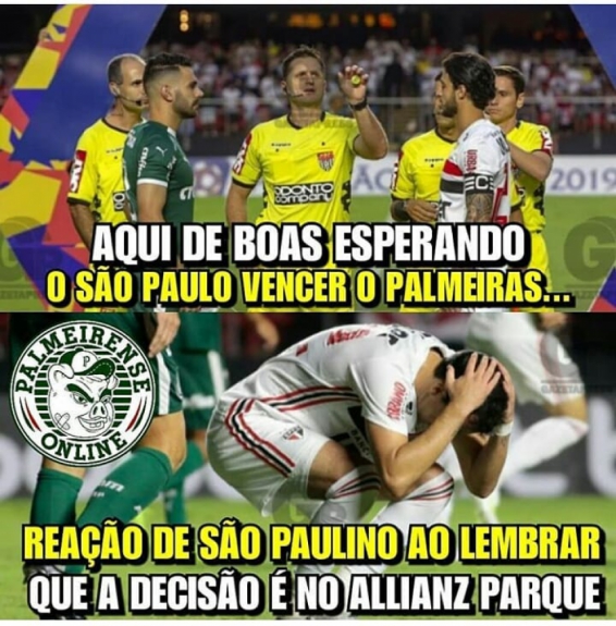Os melhores memes do empate entre São Paulo e Palmeiras