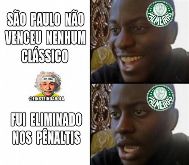 Os melhores memes do confronto entre Palmeiras e São Paulo