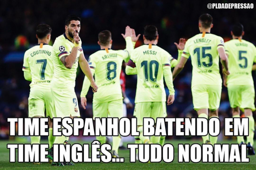 Memes: Manchester United 0 x 1 Barcelona