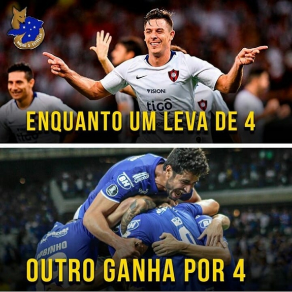 A euforia dos torcedores do Cruzeiro após os jogos de quarta pela Libertadores