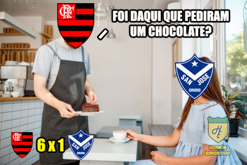 Os melhores memes de Flamengo 6 x 1 San José