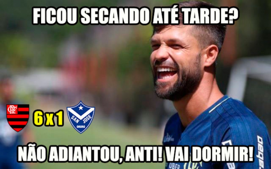 Os melhores memes de Flamengo 6 x 1 San José